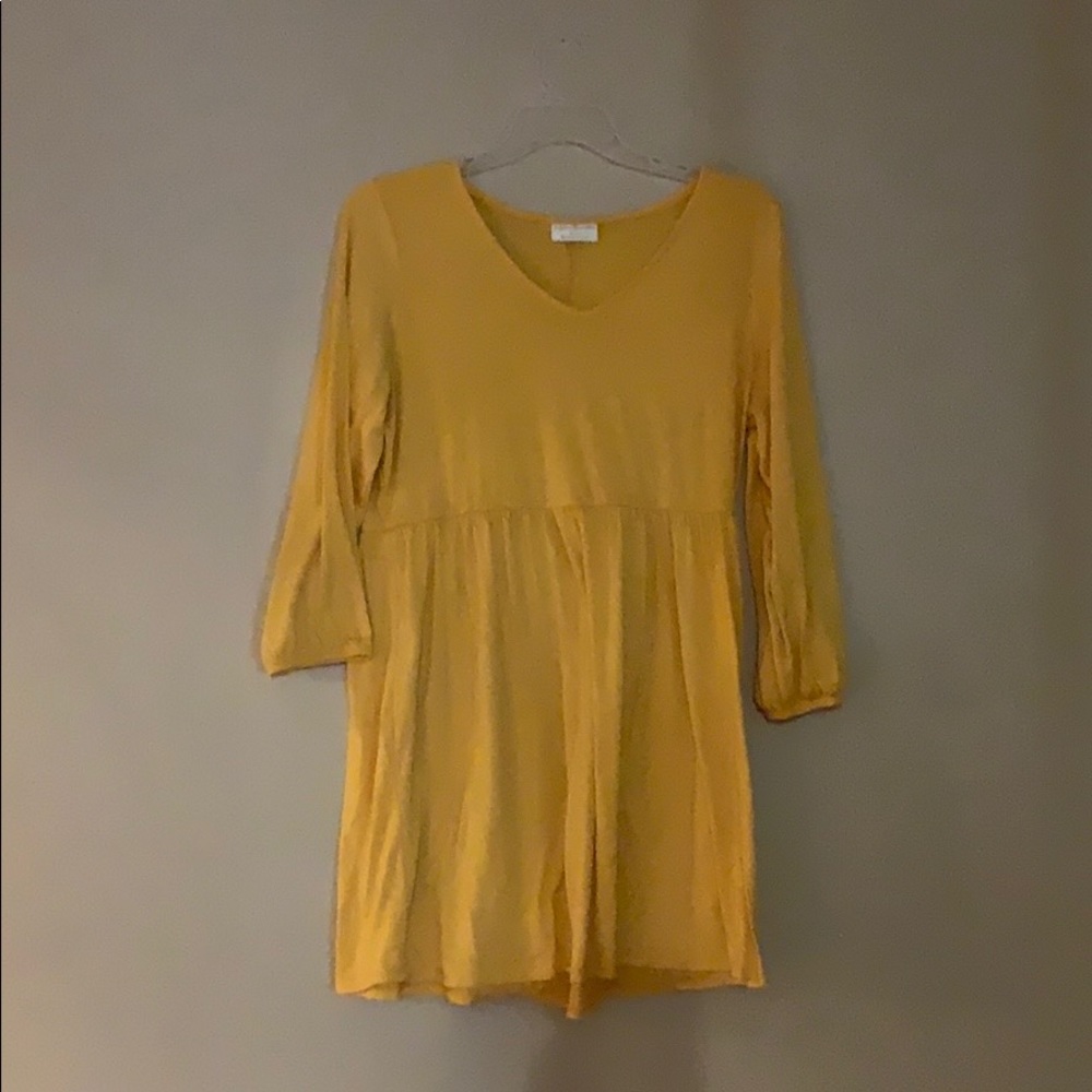 NWOT Bobbie Brooks Yellow Tunic Size XL